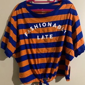 Plus size short sleeve shirt